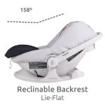 Bebecar Easymaxi LF Lie Flat Car Seat - Iced Mocha (958)