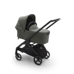 Bugaboo Dragonfly Travel System with Maxi-Cosi Pebble 360 PRO + Rotating/Sliding Base - Black/Forest Green