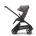 Bugaboo Dragonfly Travel System with Cybex Cloud T + Rotating Isofix Base - Graphite/Grey Melange