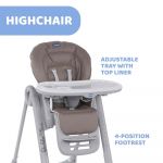 Chicco Polly Magic Relax Highchair - Cocoa