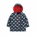 Frugi Cosy Button Up Jacket - Rainclouds