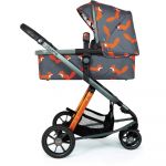 Cosatto Giggle 3 Car Seat and i-Size Base Bundle - Charcoal Mister Fox