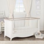 CuddleCo Clara Cot Bed – White and Ash