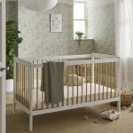 CuddleCo Nola 3 Piece Nursery Furniture Set - White and Natural