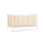 CuddleCo Nola Cot Bed - White and Natural