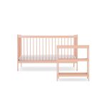 CuddleCo Nola 2 Piece Nursery Furniture Set - Soft Blush