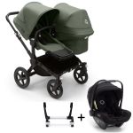 Bugaboo Donkey 5 Duo Complete Travel System with Turtle Air