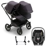 Bugaboo Donkey 5 Duo Complete Travel System with Maxi-Cosi Pebble 360