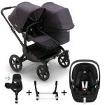Bugaboo Donkey 5 Duo with Maxi-Cosi Pebble 360 PRO + Rotating Base Travel System - Styled by You