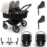 Bugaboo Donkey 5 Twin with Cybex Cloud T + Rotating Base Travel System - Styled by You
