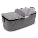 Brand New Bugaboo Fox Carrycot Fabric with Apron & Mattress Cover - Grey Melange