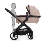 iCandy Peach 7 Travel System Bundle with Cybex Cloud T & Base - Cookie