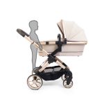 iCandy Peach 7 Travel System Bundle with Maxi-Cosi Pebble 360 PRO & Base - Biscotti