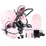 iCandy Peach 7 Travel System Bundle with Maxi-Cosi CabrioFix iSize & Base - Blush