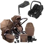 iCandy Peach 7 Travel System Bundle with Maxi-Cosi CabrioFix iSize & Base - Coco