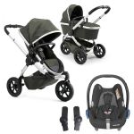 iCandy Peach All-Terrain Pushchair & Carrycot with Maxi-Cosi Cabriofix - Forest