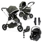 iCandy Peach All-Terrain Pushchair & Carrycot with Maxi-Cosi Pebble 360 & Base - Forest