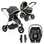 iCandy Peach All-Terrain Pushchair & Carrycot with Maxi-Cosi Pebble 360 - Forest
