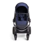 iCandy Peach Pushchair & Carrycot with Maxi-Cosi Pebble 360 & Base - Phantom/Navy Twill