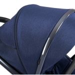 iCandy Peach Pushchair & Carrycot with Maxi-Cosi Pebble 360 - Phantom/Navy Twill