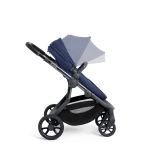 iCandy Orange Double Pushchair and Carrycot - Phantom / Royal Blue Marl