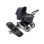 Bugaboo Donkey 5 Mono with Maxi-Cosi Cabriofix iSize Travel System - Graphite/Stormy Blue