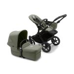 Bugaboo Donkey 5 Mono with Turtle Air Travel System - Black/Forest Green