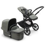 Bugaboo Fox 5 Ultimate Turtle Air 360 Travel System Bundle - Black/Forest Green