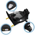 Maxi-Cosi Pebble 360 Pro i-Size Car Seat + FamilyFix 360 Pro Base - Essential Black