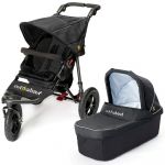 Out 'n' About Nipper 360 V4 Single Pushchair with Carrycot - Raven Black