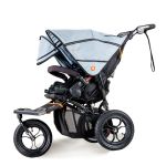 Out n About Nipper V5 Double Pushchair + Two Carrycots - Rocksalt Grey