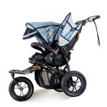 Out n About Nipper V5 Double Pushchair + Two Carrycots - Rocksalt Grey