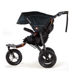 Out 'n' About Nipper V5 Single Travel System with Maxi-Cosi CabrioFix iSize - Forest Black