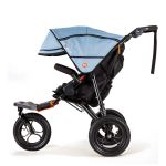 Out 'n' About Nipper V5 Single Travel System with Maxi-Cosi CabrioFix iSize - Rocksalt Grey