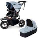 Out 'n' About Nipper V5 Single Travel System with Maxi-Cosi Pebble 360 + Rotating Base - Rocksalt Grey
