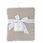 Silvercloud Baby Boutique Knitted Blanket - Baby Grey 