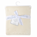 Silvercloud Baby Boutique Knitted Blanket - Cream