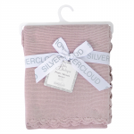 Silvercloud Baby Boutique Knitted Blanket - Dusty Pink