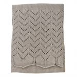 Silvercloud Baby Boutique Knitted Shawl - Baby Grey