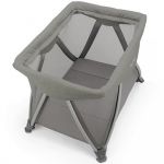 Nuna SENA Aire Travel Cot with Zip On Bassinet - Frost