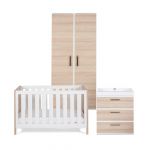 Silver Cross Finchley Complete Nursery Set - Oak/White
