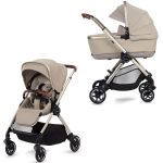 Silver Cross Dune + First Bed Folding Carrycot - Stone