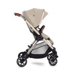 Silver Cross Dune + Compact Folding Carrycot + Travel Pack - Stone