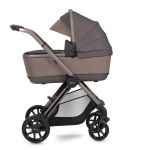 Silver Cross Reef + Maxi-Cosi CabrioFix i-Size Ultimate First Bed Folding Carrycot Bundle - Earth