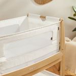 SnuzPod 4 Bedside Crib with Mattress The Natural Edit - Oak