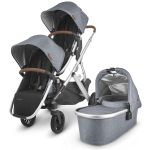 UPPAbaby VISTA V2 Double Maxi-Cosi Pebble 360 Travel System - Gregory