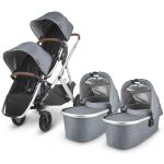 UPPAbaby VISTA V2 Twin Cybex Cloud T Travel System - Gregory