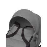 BABYZEN YOYO² Complete Stroller with Bassinet - Grey on White Frame