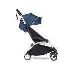 BABYZEN YOYO² Complete Stroller with Bassinet - Air France Blue on White Frame