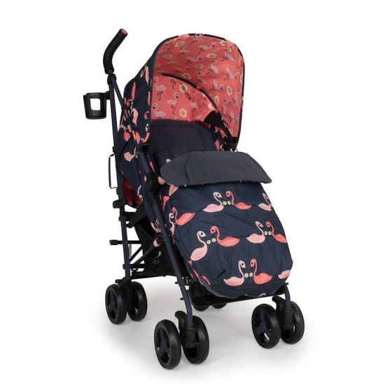 Cosatto Supa 3 Stroller with Footmuff - Pretty Flamingo